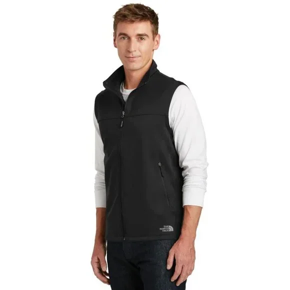 The North Face‎ Men's Black Ridgewall Softshell Wind Wall Basic Vest Size XXL