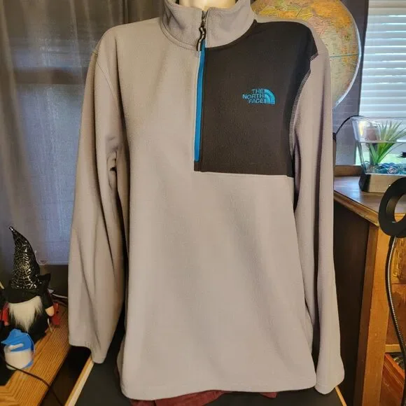 Mens North Face Quarter Zip Mens Pullover Fleece
