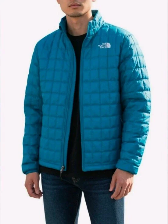The North Face TNF Thermal Insulation Jacket Digital Steel Blue Sz XL Thermoball