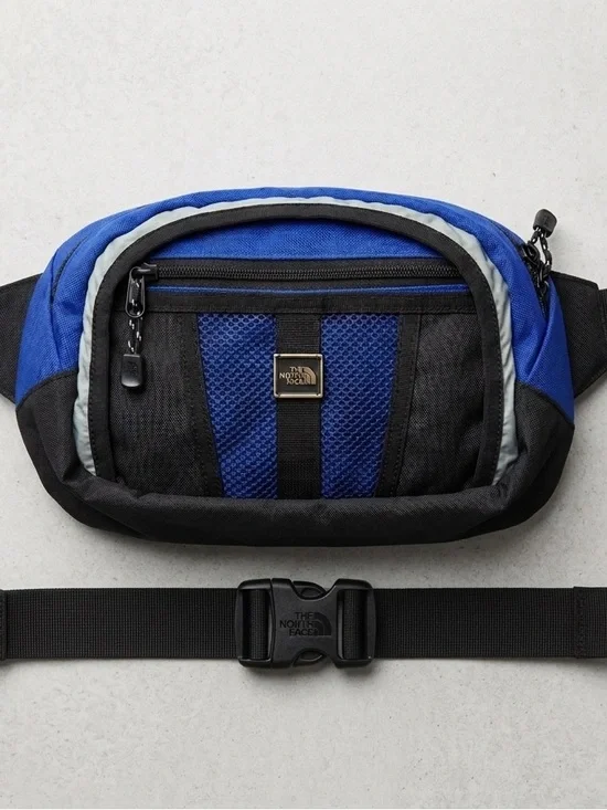 The North Face Blue & Black Fanny Pack / Crossbody Waist Bag