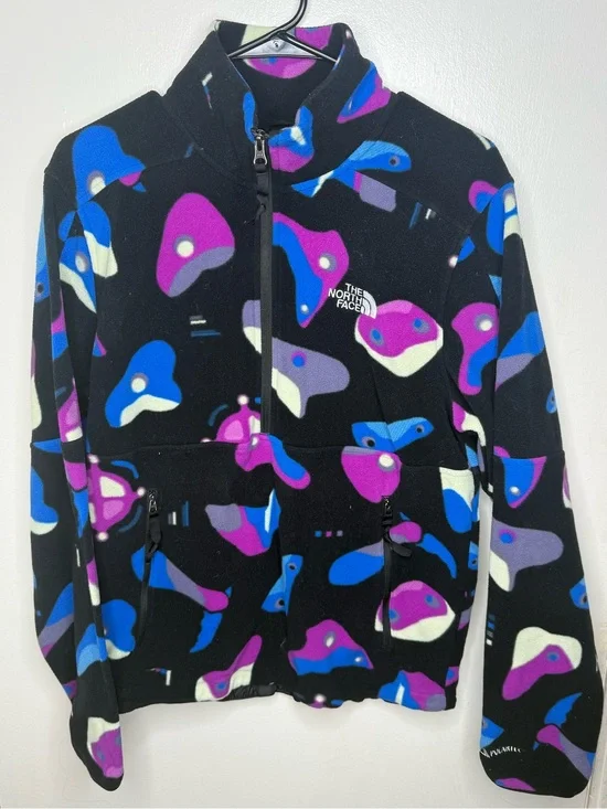 The North Face Men’s Small Polartec Fleece Pullover Abstract Print Half Zip
