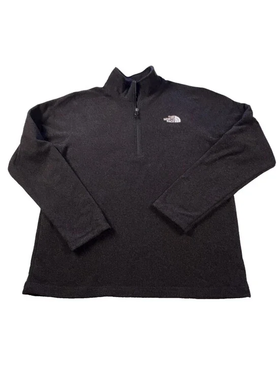 The North Face Cap Rock 1/4 Zip Black Pullover Sweater Men’s Large Gorpcore