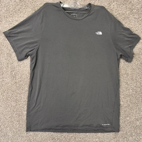 The North Face T-Shirt Mens Large FlashDry-XD Grey Performance EUC