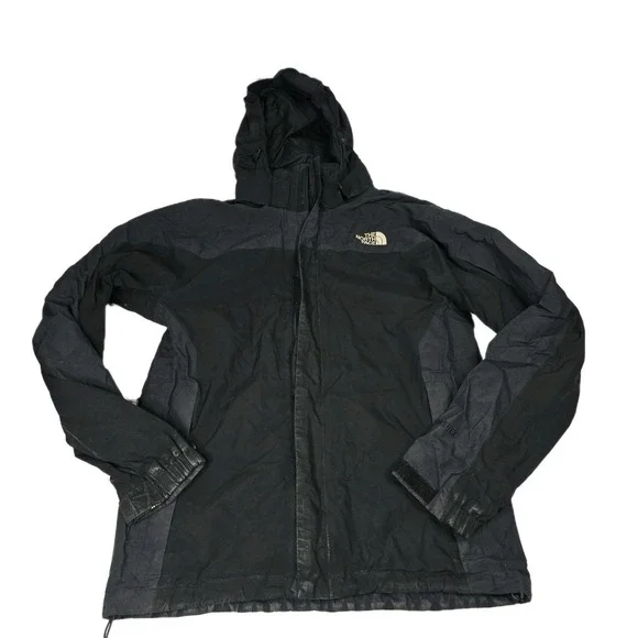 The North Face Mens Gore‎ Tex Black Hooded Jacket Outdoor Adventure Size S P
