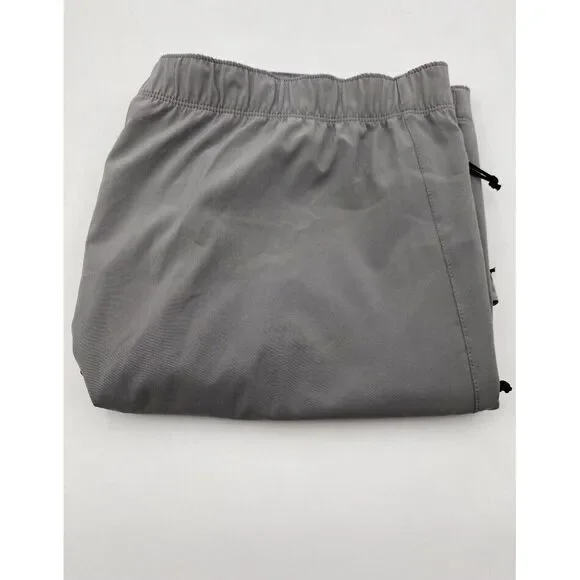The North Face Shorts Mens 40‎ Gray Pockets Zip Belt Inseam 12