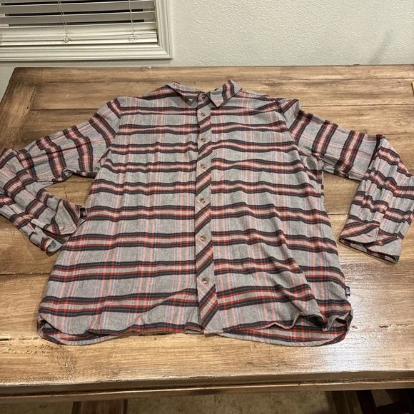 The‎ North Face XXL Plaid Button Down Long Sleeve Shirt Mens
