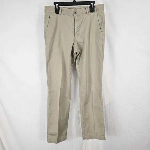 The North Face Men's Pants Size 34 Casual Straight Legs Khaki
