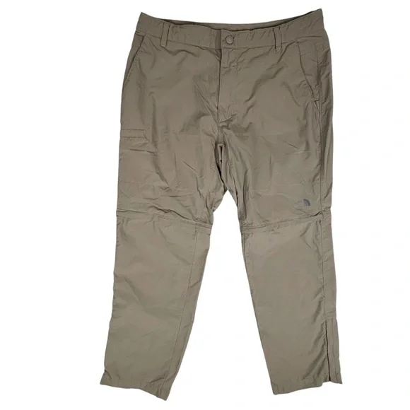 The North Face Pants Mens 36X31 Brown‎ Horizon 2.0 Convertible Drawstring Hiking