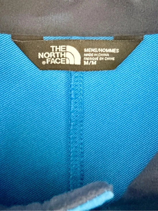 The North Face WindWall Men’s M Blue Softshell Full Zip Jacket