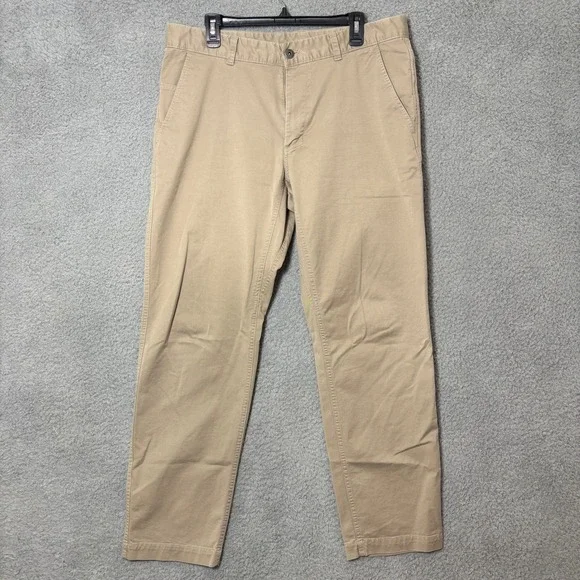 The North‎ Face Mens Chino Pants 36x30 Tan Khaki Regular Straight Leg