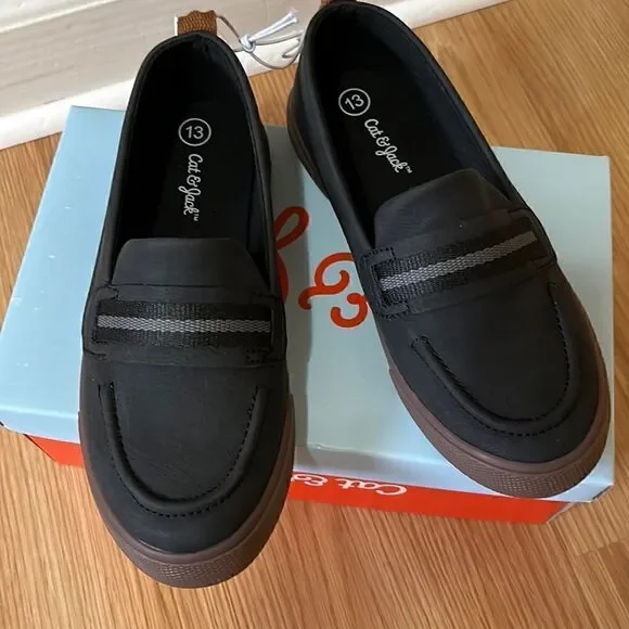 Cat & Jack Lyam Style NWT Shoe Size 13 Color is Charcoal Gray