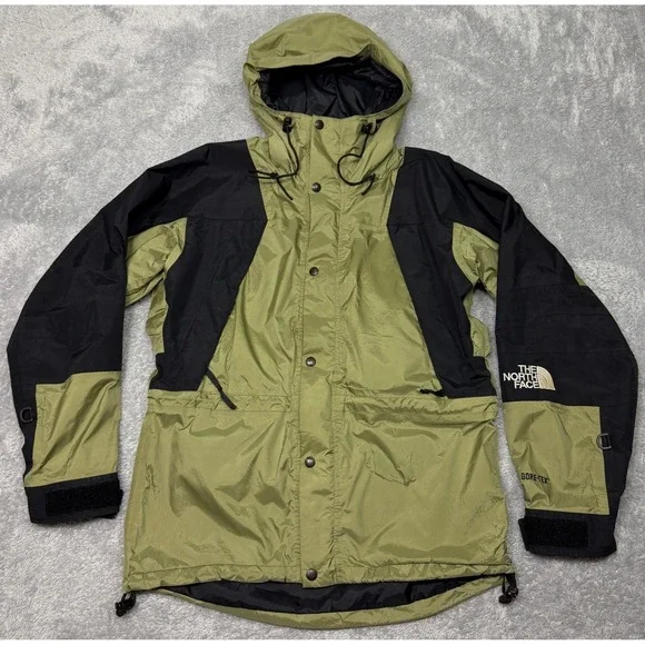 Vintage The North Face Jacket Mens S Green Mountain Light Gore Tex Hooded Zip
