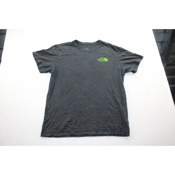 The North Face T-Shirt Mens Large Gray Crew Neck Short Sleeve