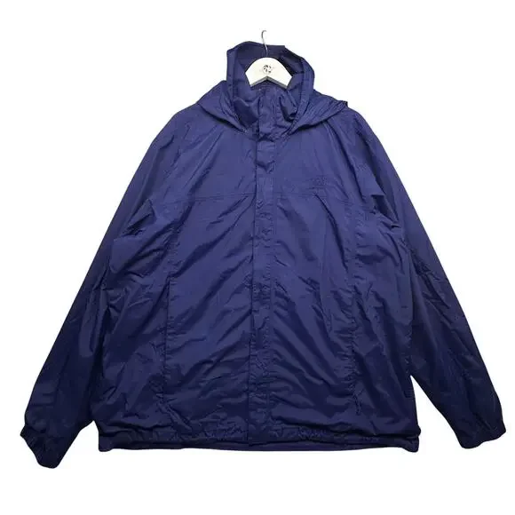 The North Face Resolve 2 Jacket Mens 3XL Blue Hooded NF0A2VD5 DryVent Waterproof