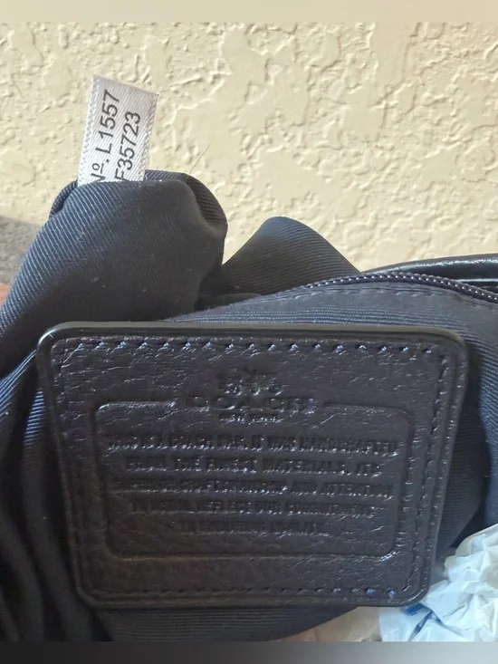 Coach Madison Phoebe Navy Shoulder Bag No. L1557-F35723