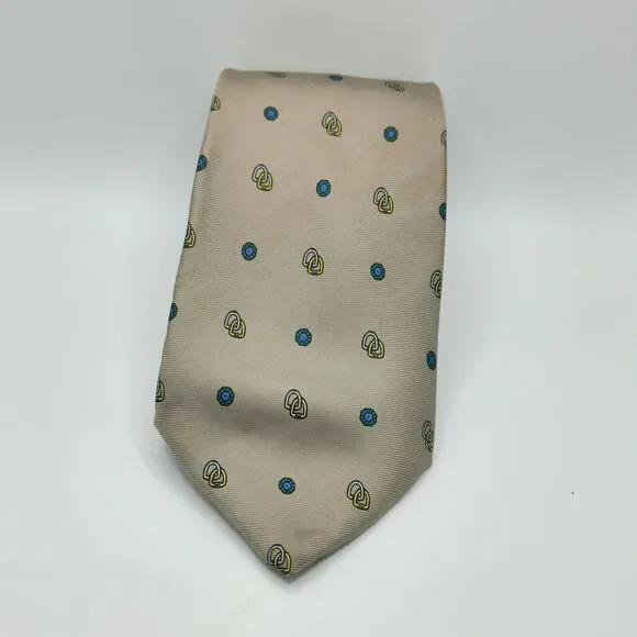 Lanvin Vintage Italian Silk Tie