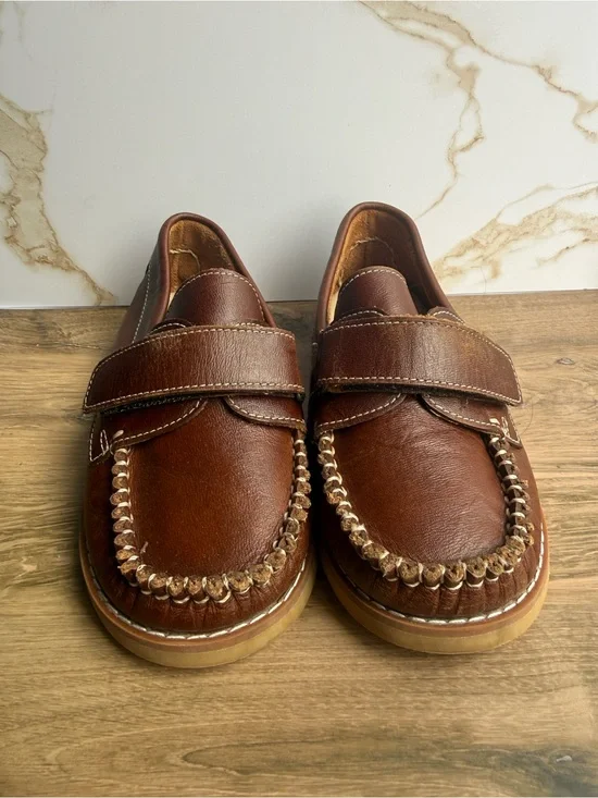 Elephantito Little Boys leather penny loafers