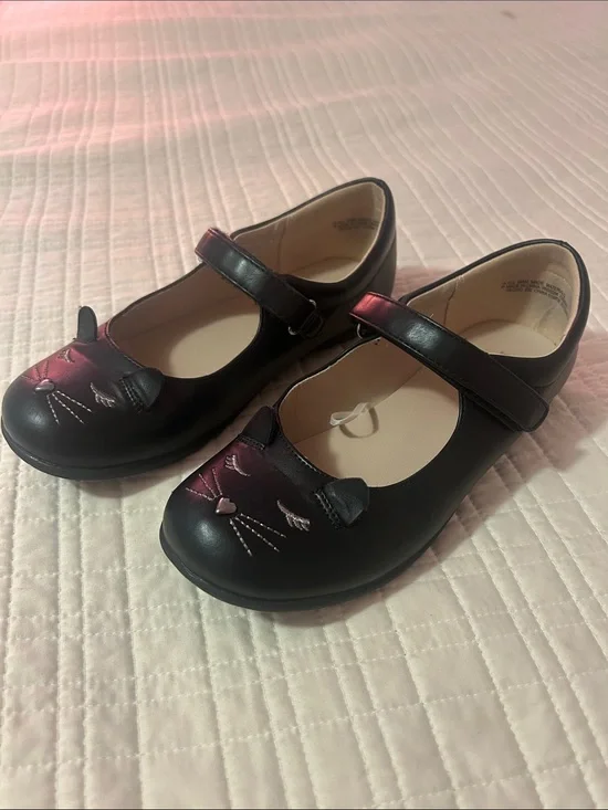 The Children's Place Black Cat Mary Jane Girls Shoes