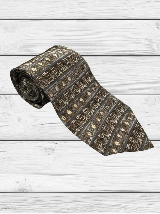 Vintage Zylos George Machado 100% Silk Tie