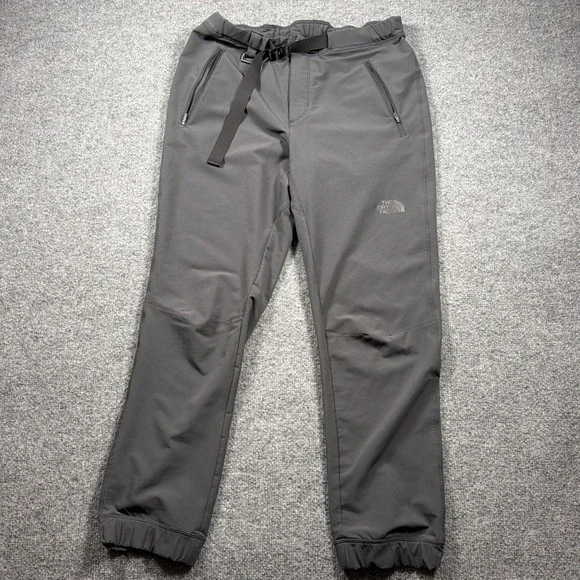 The North Face Paramount Pro Pants Men M 32x28 Grey Charcoal FlashDry-XD Belted