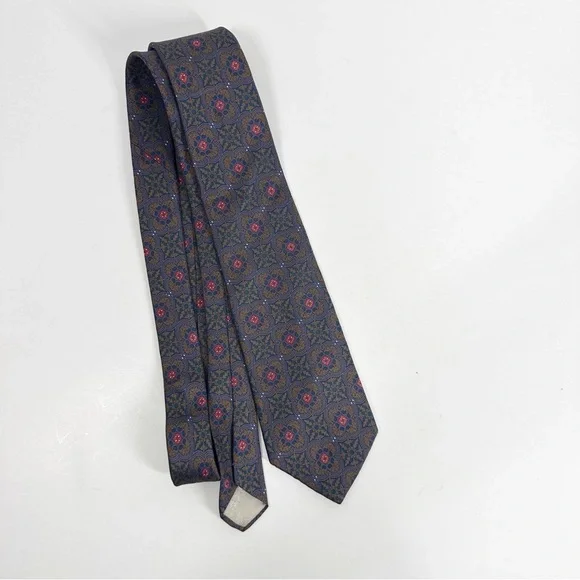 CHRISTIAN DIOR Patterned Silk Tie