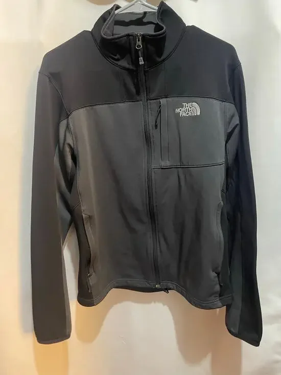 Northface mens medium black and gray jacket