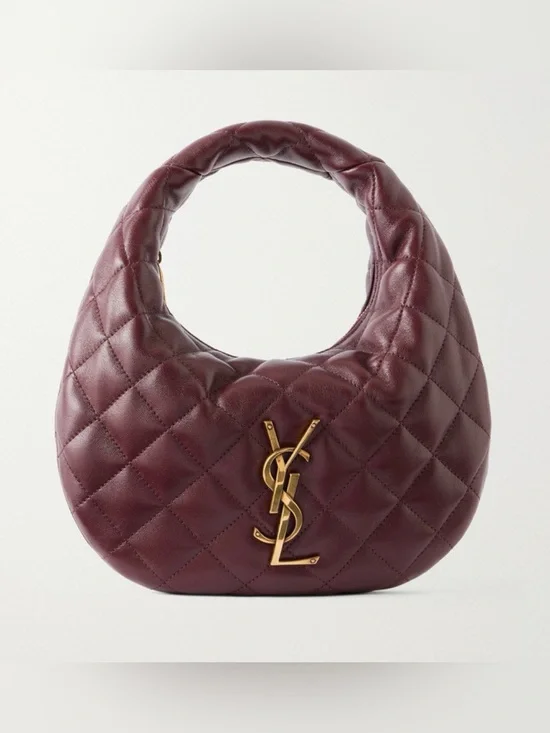 SAINT LAURENT Icarino quilted leather hobo bag Icare small