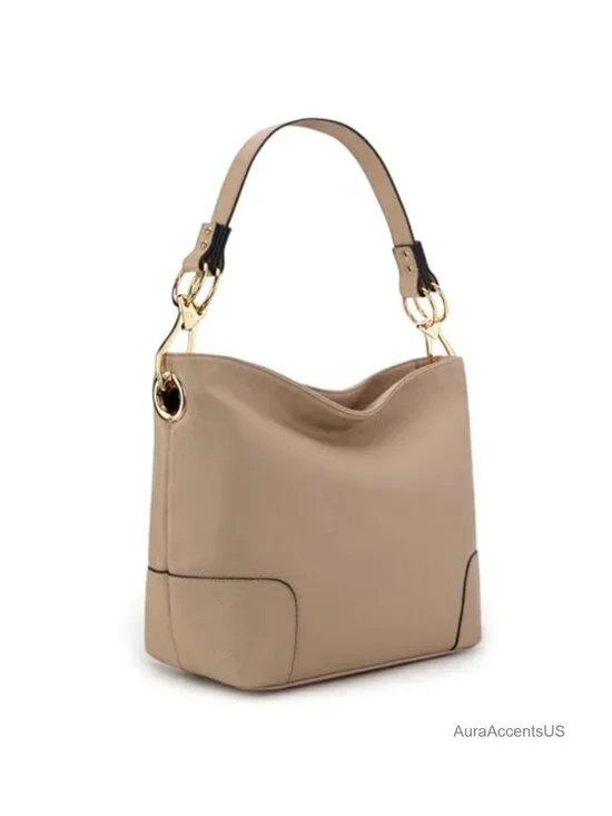 Faux Leather Hobo Bag for Women Large Shoulder Purse Slouchy Top Handle Satchel