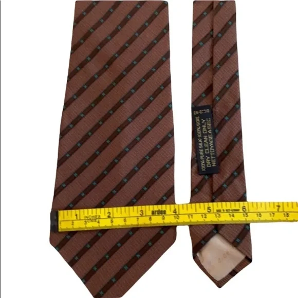 Giorgio Armani silk tie 10 cm Made I Italy