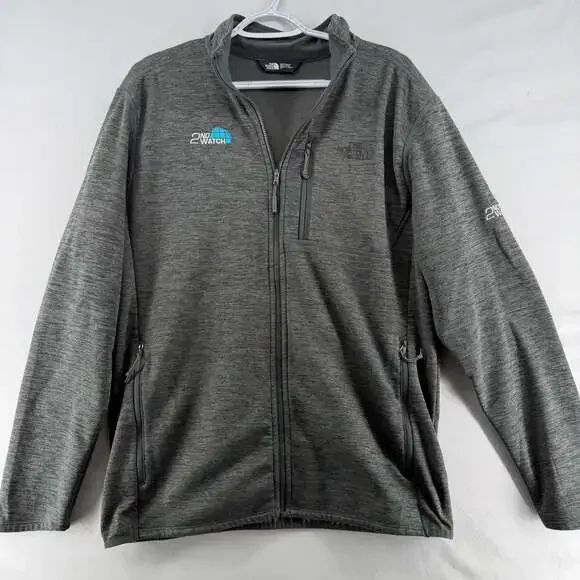 1188 Large The North Face Mens Full Zip Fleece Jacket with 2nd Watch Logo