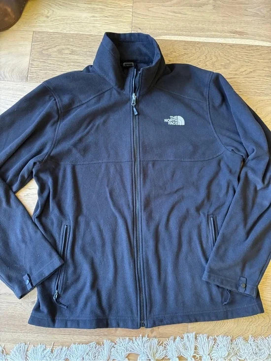 North face mens micro fleece jacket Large