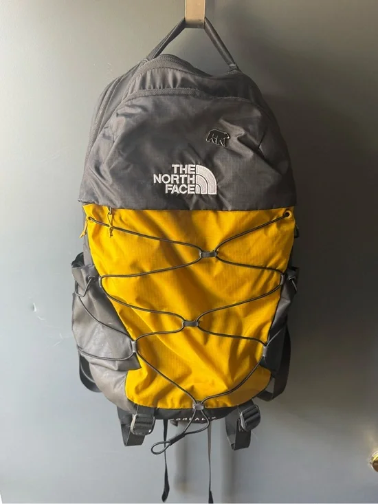 The North Face Two-Tone Yellow and Black Daypack Backpack 31L