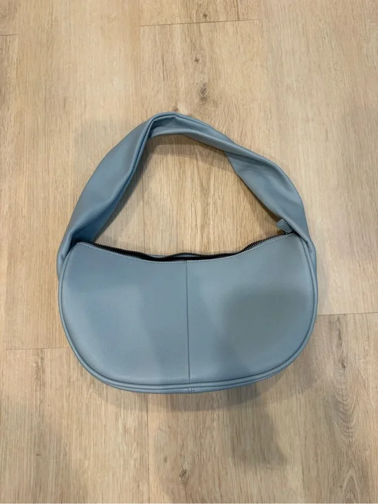 Campsite Minimalist Light Blue Shoulder Bag