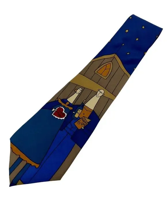 THE BEATLES 100% silk tie commemorating The Beatles song When I'm Sixty-Four NWT