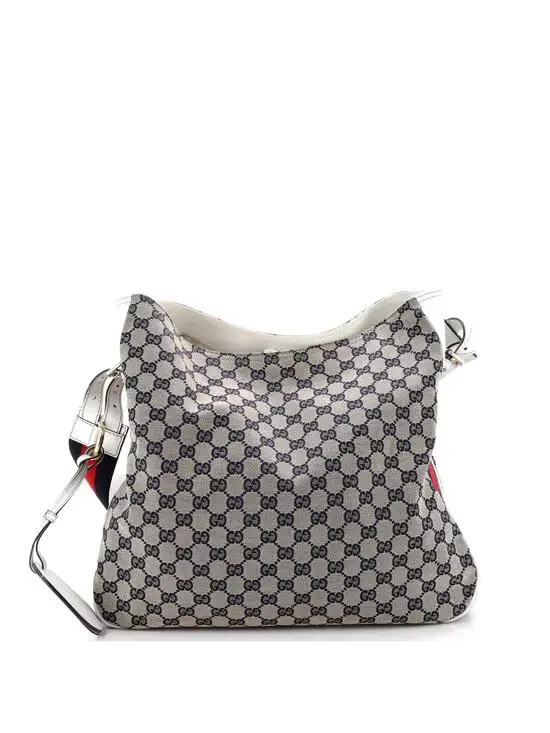 Gucci Heritage Web Hobo Gg Canvas #322988G97B