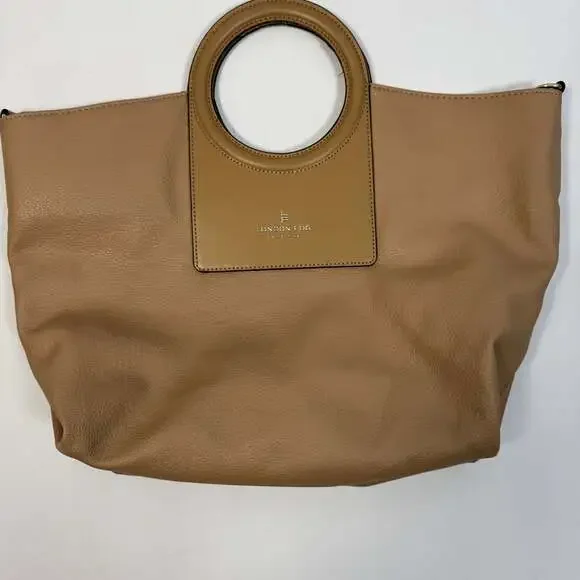 London Fog Tan Hobo Bag Purse