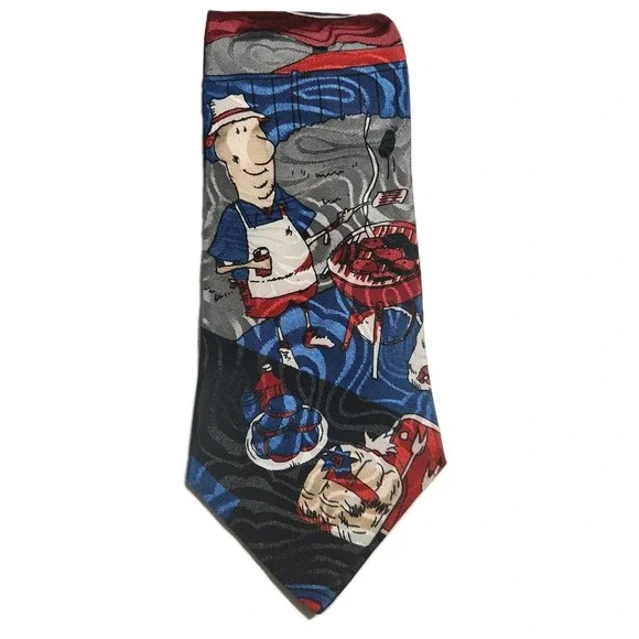 Barbeque Mens Special Neck Ties‎ Hallmark MNG 