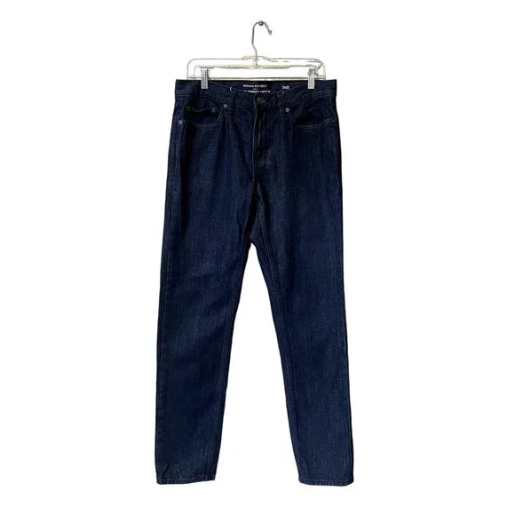 Banana Republic Mens Jeans Organic Cotton 31X32 Dark Wash Blue‎ Denim