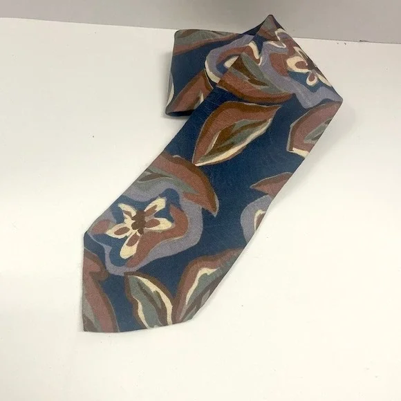 Men's Etienne Aigner Patterned Floral‎ Necktie 100% Silk Necktie Tie