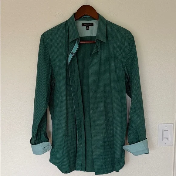 Banana Republic Men's Teal Shirt Jacket
