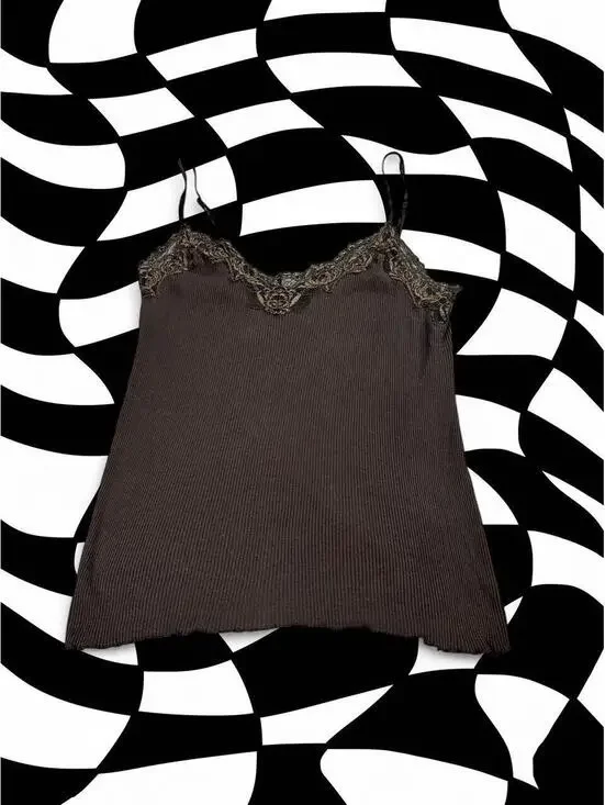 Banana Republic brown ribbed tank top