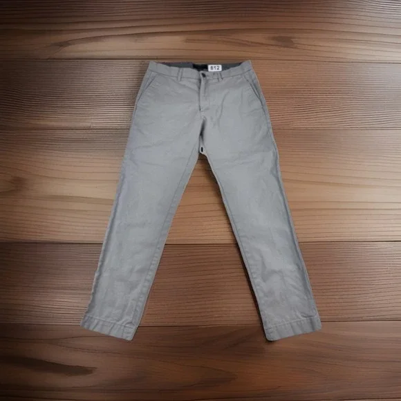 Banana Republic Mason Stretch Chino Pants Men‎ 31x30 Grey Athletic Tapered