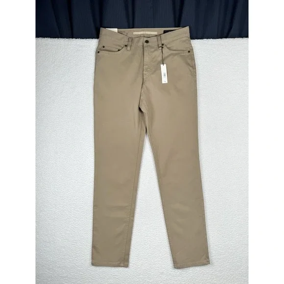 NEW $110 - Banana Republic Athletic Fit Traveler Chino Khaki Pants - Men's 30x32