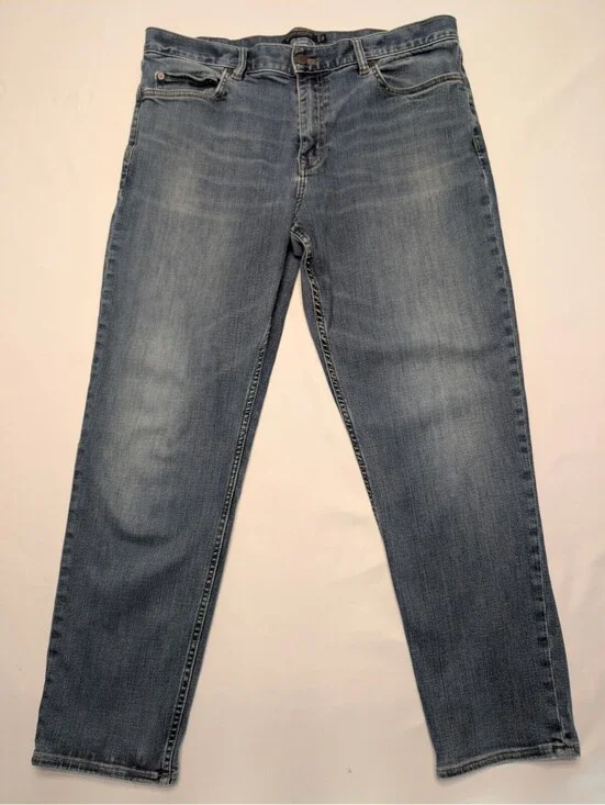 Banana Republic Athletic Tapered Fit Jeans Medium Wash Stretch 36x30 (38x29)