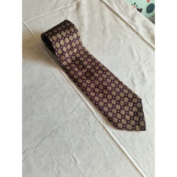 Robert Talbott For Logans Mens Tie 100% Silk USA Hand Sewn Very Good Condition
