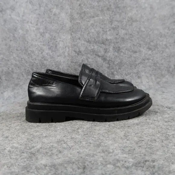 Shoes Penny Loafers Toddler Kids 8 Slip On Dressy Casual Black Classic Formal