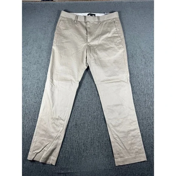 Banana Republic Aiden Chino Pants Mens 31x30 Khaki Tan Slim Fit