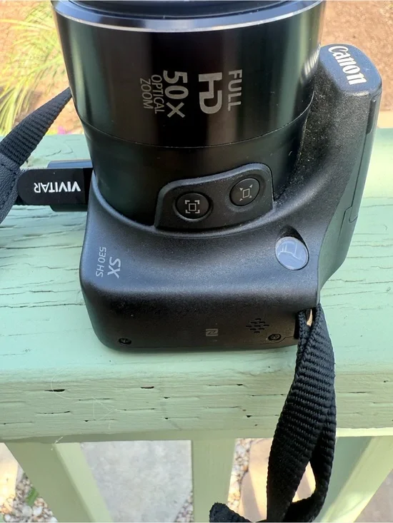 Canon Black Compact Camera with Tripod Mount