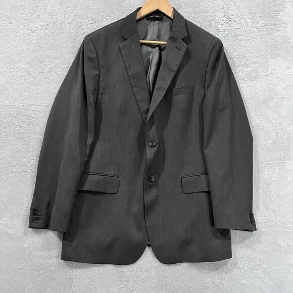 Banana Republic Blazer‎ 42R Charcoal Italian Lanificio Cerruti Wool Tailored Fit