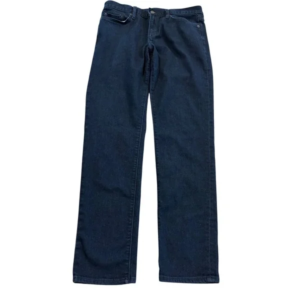 Banana Republic Men's Travel Jeans 33x34 Slim Fit Dark Wash Stretch Denim Pants